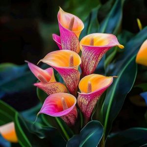 Калла Оникс купить по цене от 450р. в интернет-магазине «Посадика» с доставкой почтой в в Новокуйбышевске и по всей России – [изображение №1].